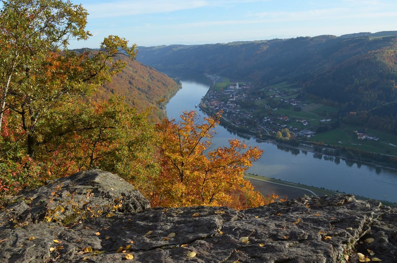 Pension Zum Ebenstein Am Donausteig Untergriesbach Eksteriør bilde